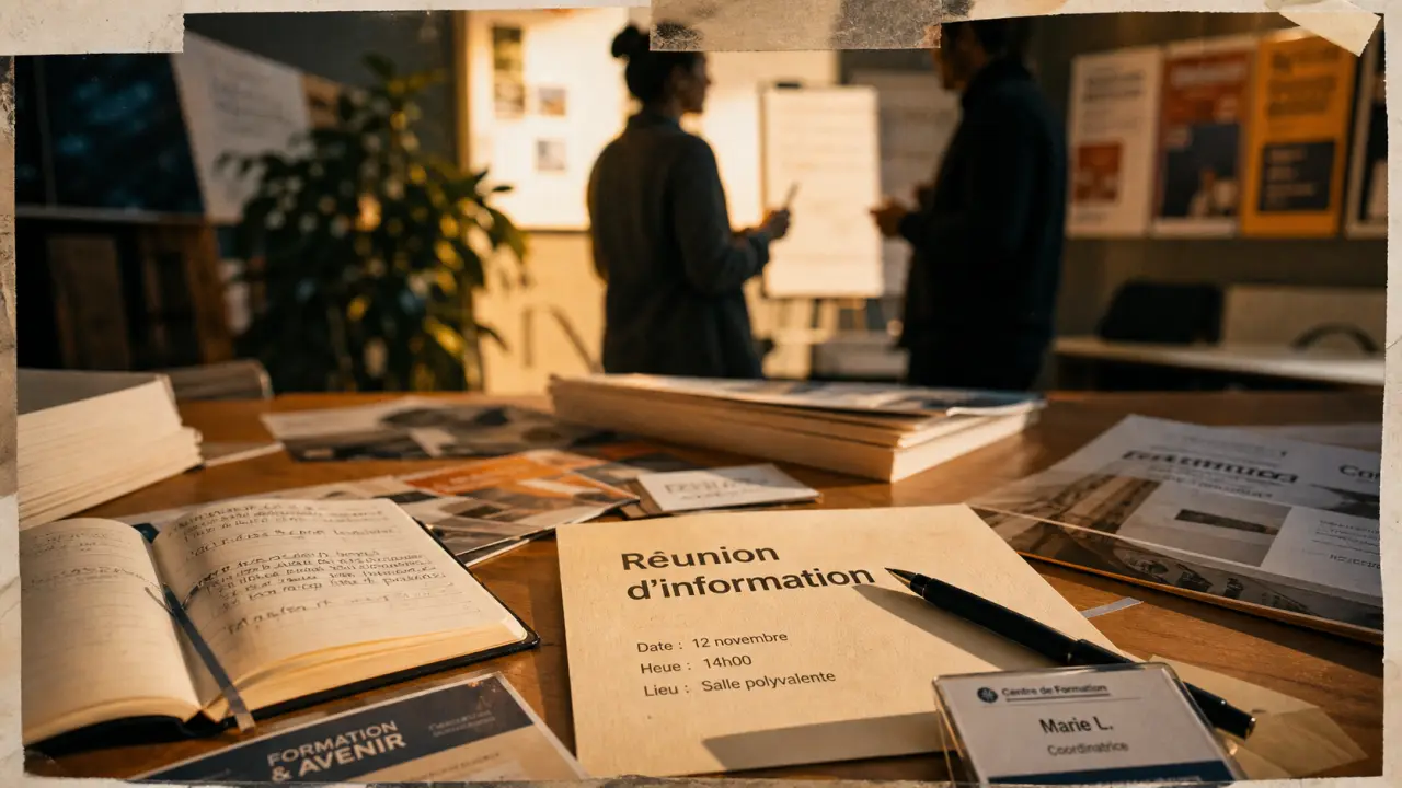 centre de formation professionnelle à tours afpp : réunion d’information en cours