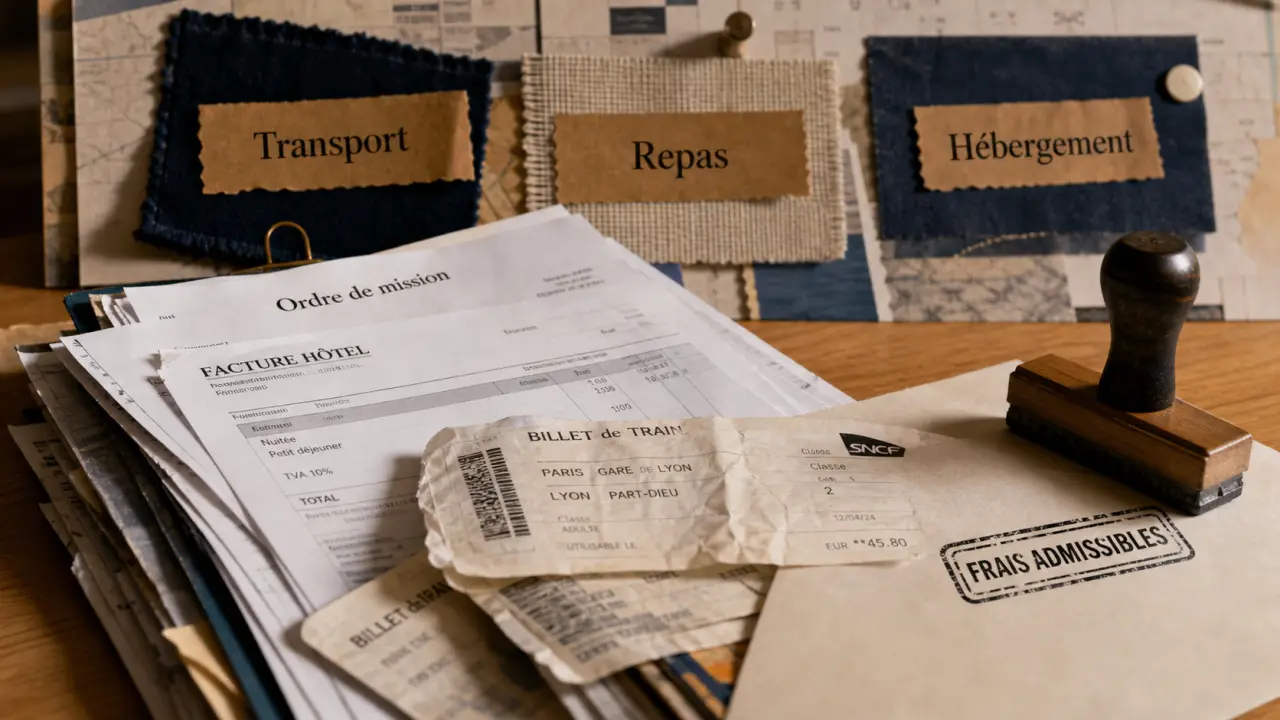 Frais de déplacement pour formation professionnelle : transport, repas, hébergement