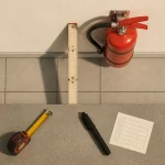 Hauteur extincteur 1,20 m à la poignée