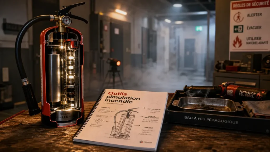Fumée, flammes, VR : quels outils pédagogiques pour simuler un incendie ?