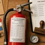 Vérification extincteur : contrôle et manomètre