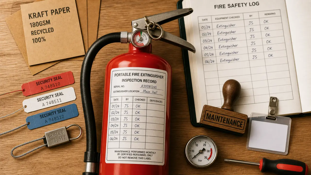 Vérification extincteur : contrôle et manomètre