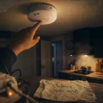 Comment arreter une alarme incendie : bouton test/silence sur détecteur fumée