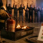Formation incendie Toulon : extincteur et EPI en formation