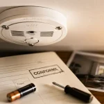 Obligation détecteur de fumée : détecteur DAAF fixé au plafond