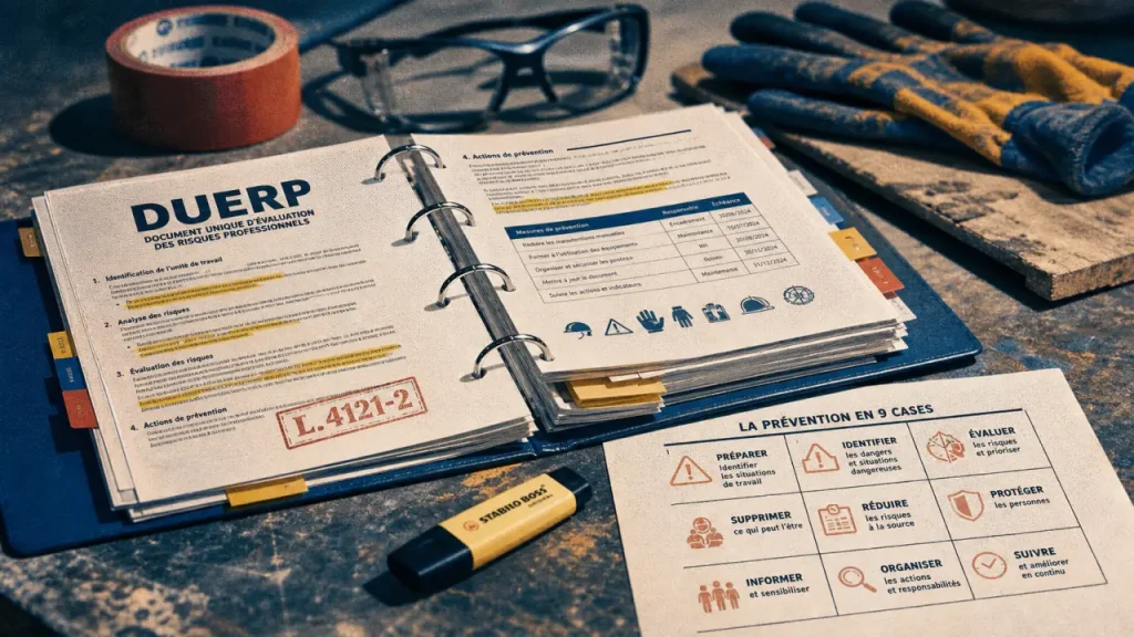 9 principes généraux de prévention : hiérarchiser les risques et sécuriser le DUERP