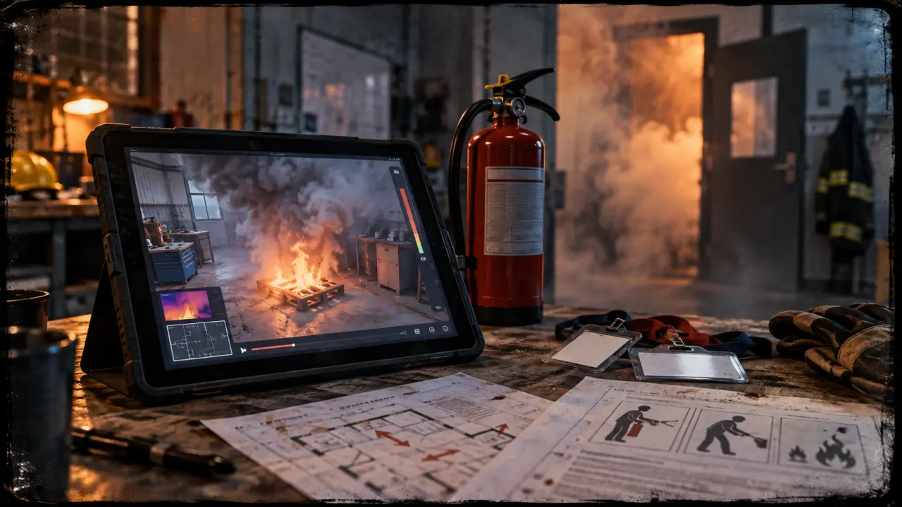 Simulateur incendie : formation immersion numérique vs feu réel