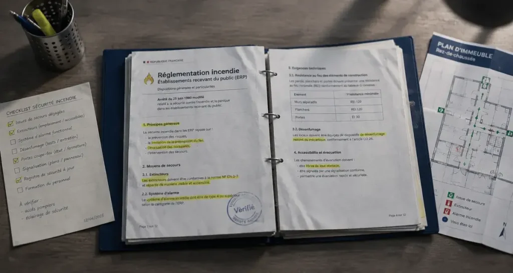 La réglementation incendie en immeuble d’habitation exige un PDF adapté au bâtiment
