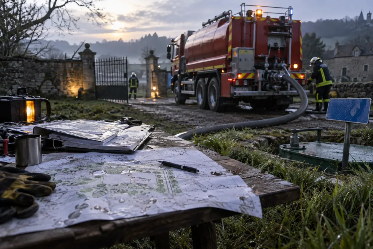 Réserve d’eau incendie réglementation : cuve enterrée SDIS